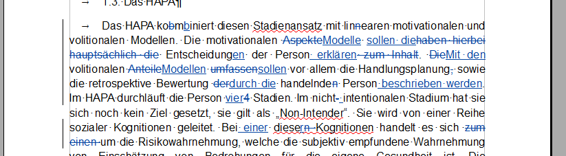 Dies ist eine Anleitung für das Arbeiten mit dem Open-Office-Korrekturmodus